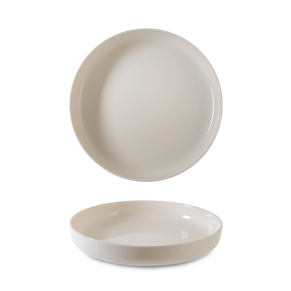 Toledo Cream Deep Plate